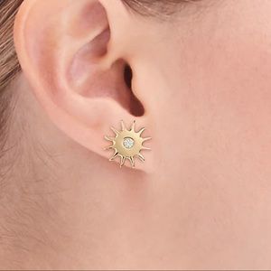 2/$25 J Crew Sun Stud Earrings- NWT